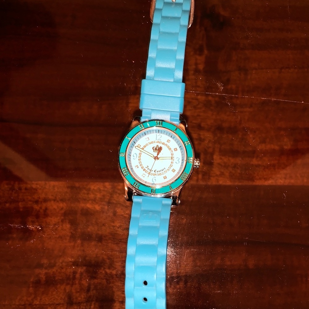 Turquoise and Silver Juicy Couture Watch
